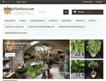 Tablet Screenshot of montpellierfleurs.com